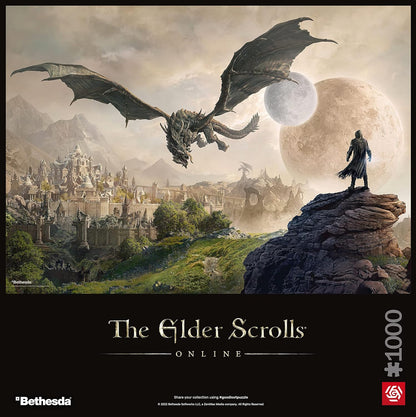 Good Loot Gaming Puzzle Elder Scrolls Elsweyr Computer game puzzles for teenagers and adults Leisure ideas Inspired by a computer game | 1000 pieces | 68 x 48 cm