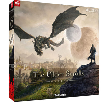 Good Loot Gaming Puzzle Elder Scrolls Elsweyr Computer game puzzles for teenagers and adults Leisure ideas Inspired by a computer game | 1000 pieces | 68 x 48 cm