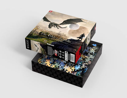 Good Loot Gaming Puzzle Elder Scrolls Elsweyr Computer game puzzles for teenagers and adults Leisure ideas Inspired by a computer game | 1000 pieces | 68 x 48 cm