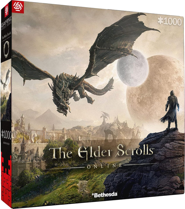 Good Loot Gaming Puzzle Elder Scrolls Elsweyr Computer game puzzles for teenagers and adults Leisure ideas Inspired by a computer game | 1000 pieces | 68 x 48 cm