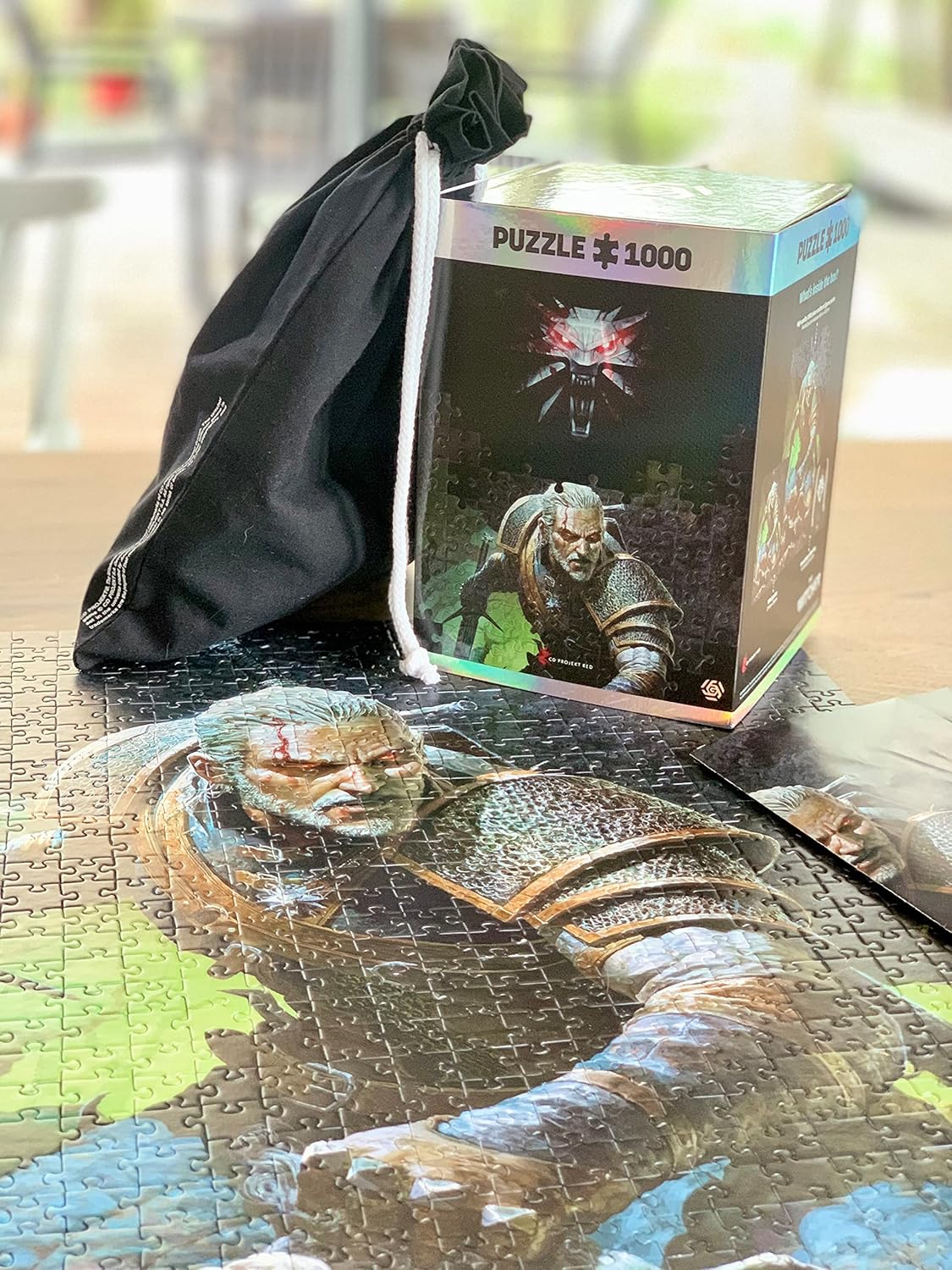 Good Loot The Witcher Dark World Puzzles Premium Box Sack Poster Computerspiel Spielepuzzles für Jugendliche und Erwachsene Freizeitideen Inspiriert Durch EIN Computerspiel 1000 Bestandteile