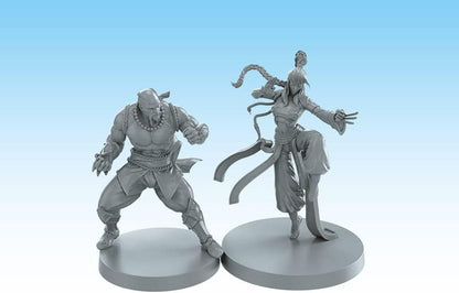 Sword & Sorcery: Special Hero Pack - Genryu / Shakiko (White/Black Monk)