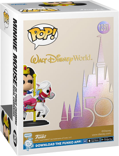 Funko POP! Disney: WDW50- Minnie Mouse Carrousel - Disney World 50th Anniversary - Collectable Vinyl Figure - Gift Idea - Official Merchandise - Toys for Kids & Adults - Model Figure for Collectors
