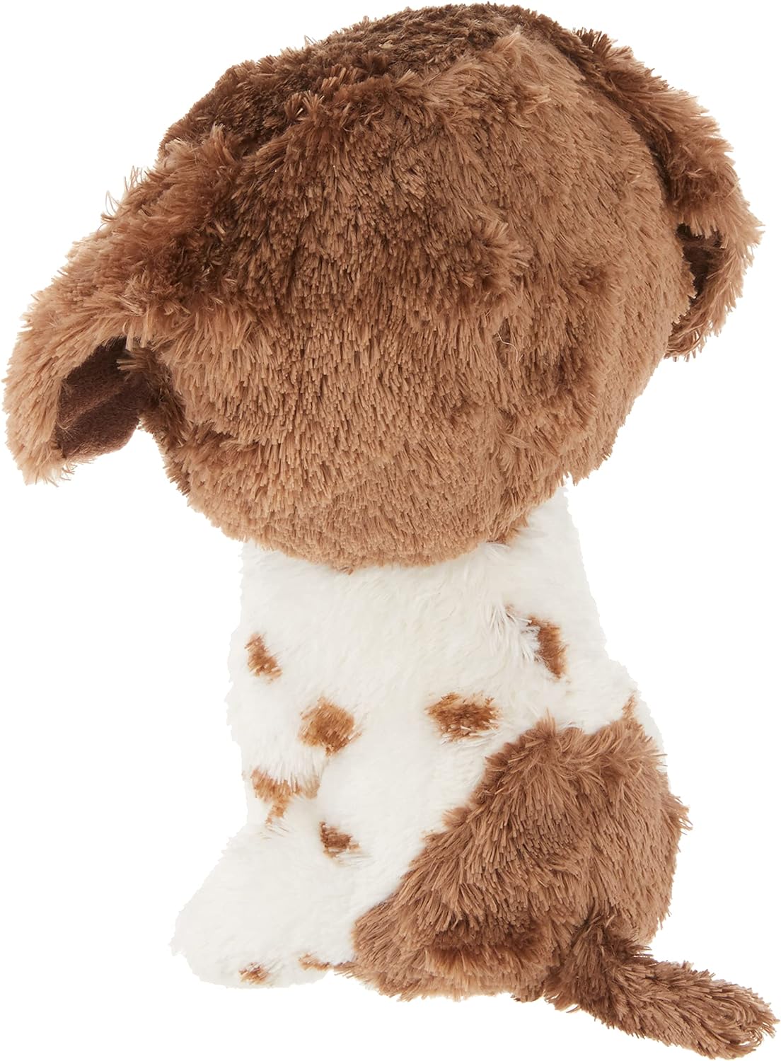 TY 2007517 Muddles Brown & White Dog Beanie Boo Stuffed Animal, Multicoloured Dog Muddles