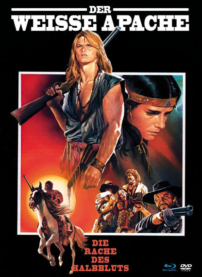 Der weiße Apache - Die Rache des Halbbluts (Uncut Limited Mediabook, vom 2K-Master neu abgetastet, Blu-ray+DVD+Booklet)