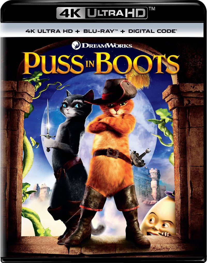 Puss in Boots (4K Ultra HD + Blu-ray + Digital)