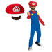 DISGUISE Official Nintendo Super Mario Costume Kids includes Mario Hat, Mario Fancy Dress Up Outfit Children Halloween Birthday Costumes for Boys
