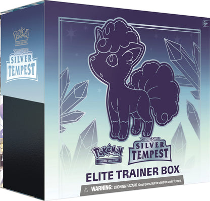 Pokémon TCG: Sword & Shield—Silver Tempest Elite Trainer Box (8 Boosters Premium Accessories) Single