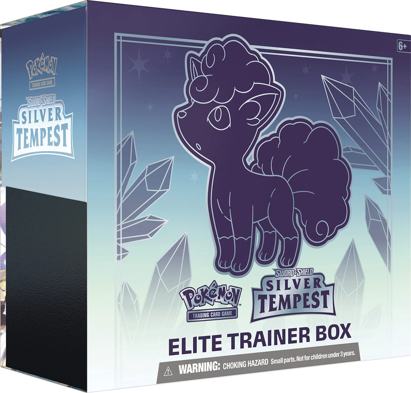 Pokémon TCG: Sword & Shield—Silver Tempest Elite Trainer Box (8 Boosters Premium Accessories) Single