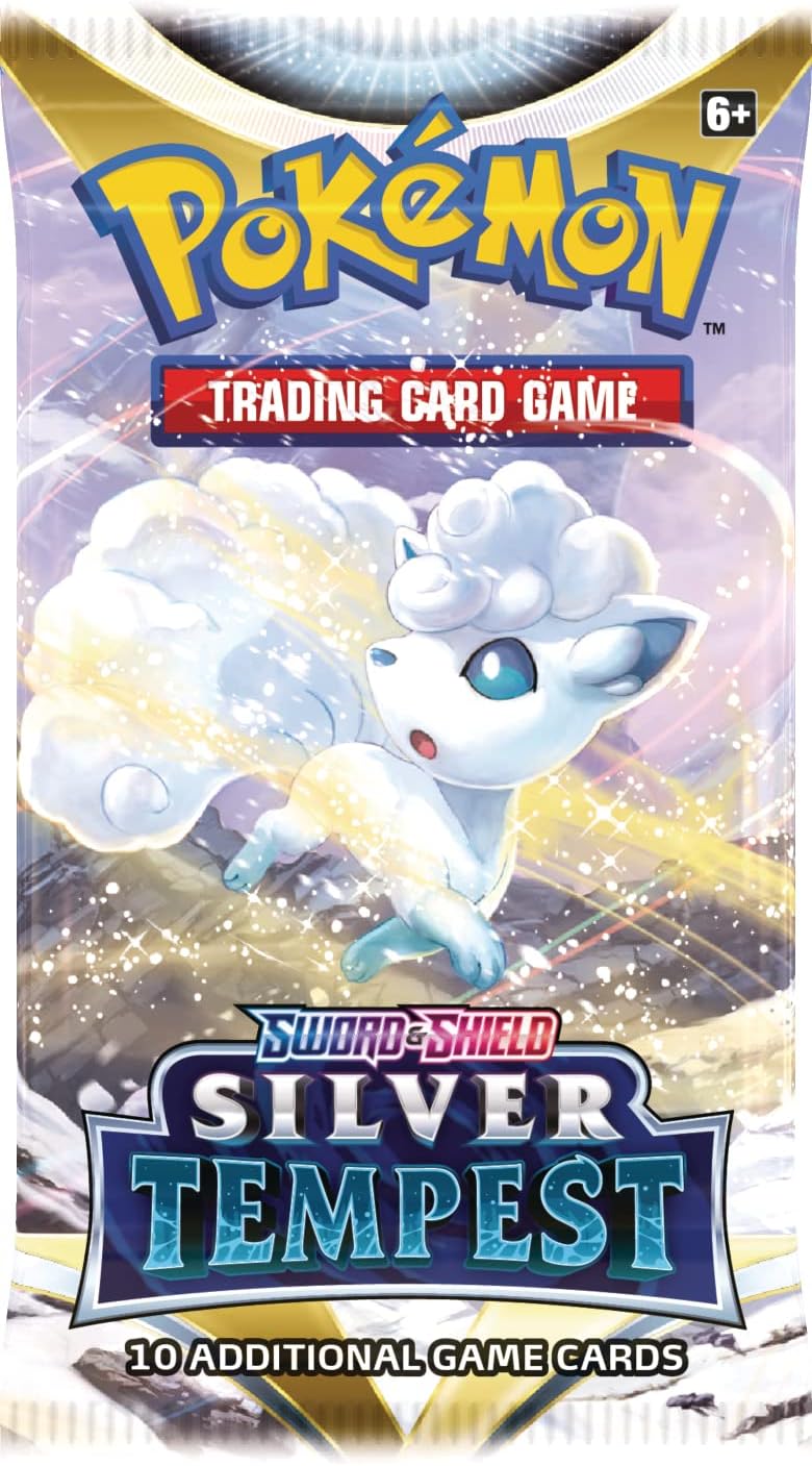 Pokémon TCG: Sword & Shield—Silver Tempest Elite Trainer Box (8 Boosters Premium Accessories) Single