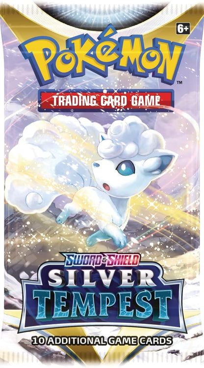 Pokémon TCG: Sword & Shield—Silver Tempest Elite Trainer Box (8 Boosters Premium Accessories) Single