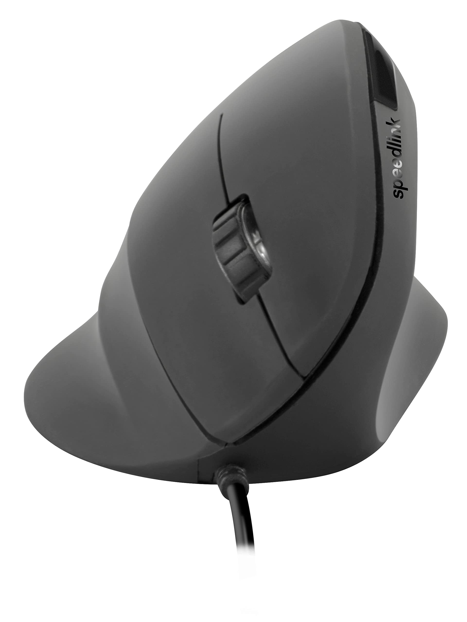 Speedlink PIAVO Ergonomic Vertical Mouse - Wired Ergonomic Vertical Mouse with USB Port for Office/Home Office, Black
