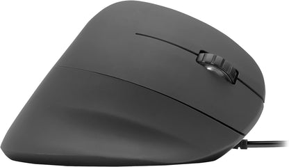 Speedlink PIAVO Ergonomic Vertical Mouse - Wired Ergonomic Vertical Mouse with USB Port for Office/Home Office, Black