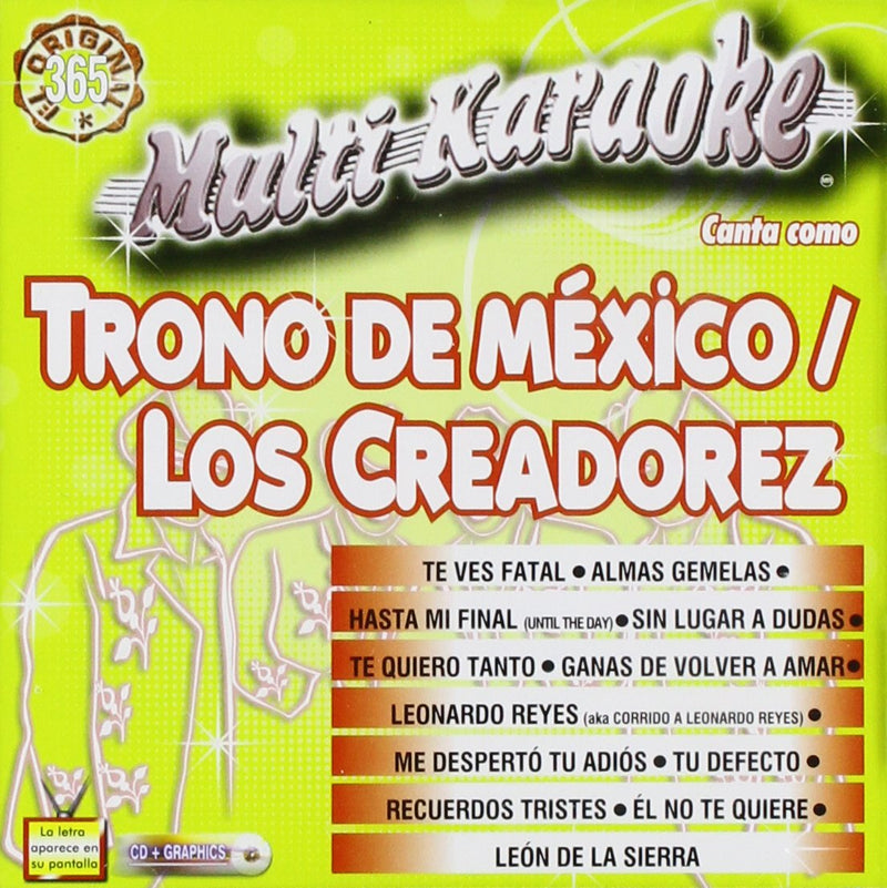 El Trono De Mexico Y Creadores-Exitos-Multi Karaok