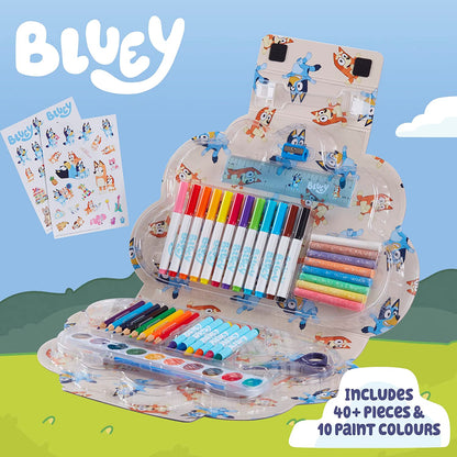 Character Options 07843 BLUEY 50PC Art Compendium Carry CASE