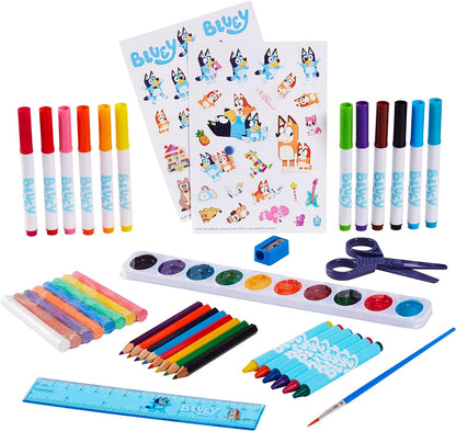 Character Options 07843 BLUEY 50PC Art Compendium Carry CASE