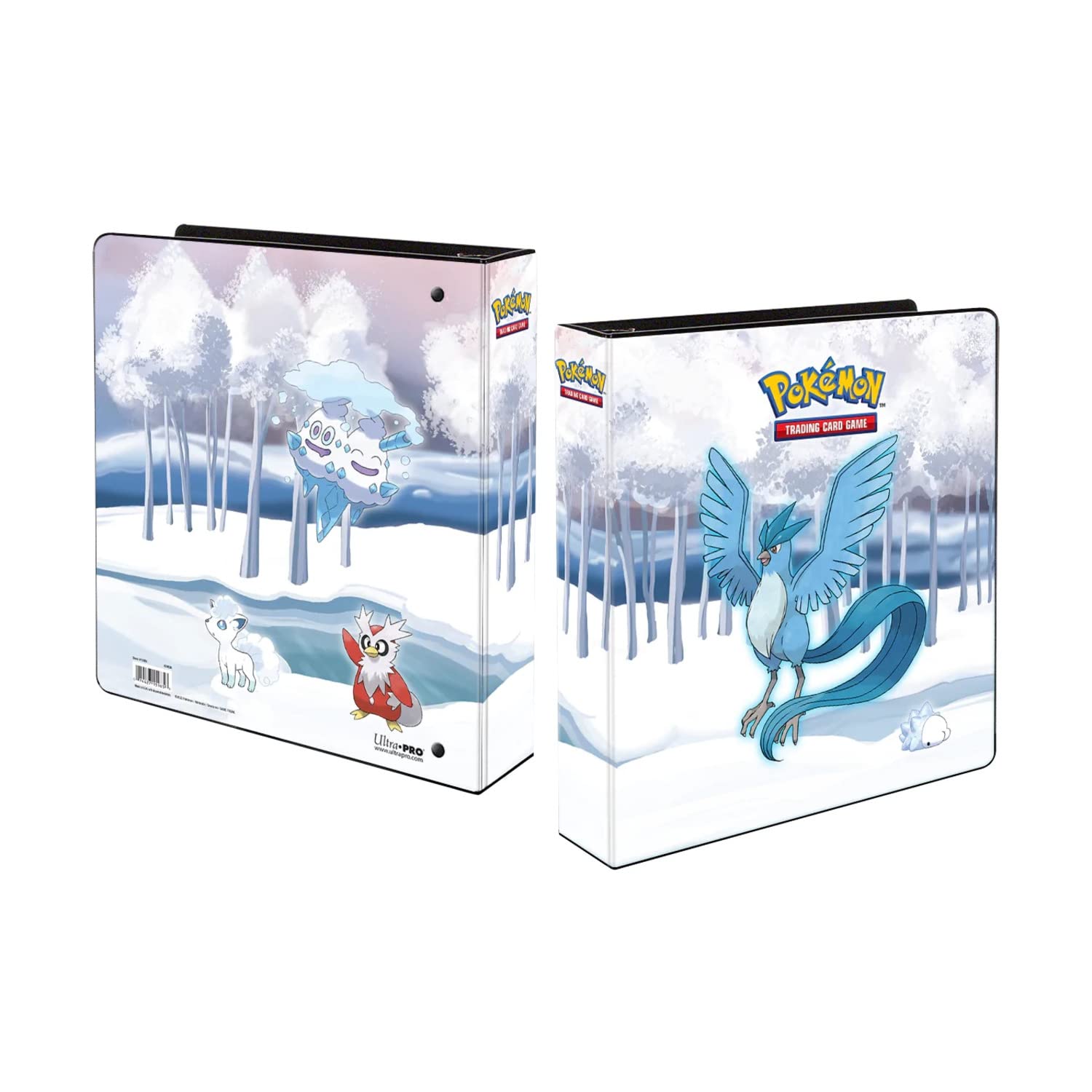 Ultra PRO - Pokémon Gallery Series Frosted Forest 2" Album - 3 Ring Binder Perfect for Protecting Large Card Collection for Collectible Trading Cards, Gaming Cards, Pairs well With 9 Pocket Pages