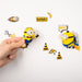 Minions Comic Ons. Collectible Figurines with Vinyl Stickers. 2 Wall Mountable 3D Figures with Re-Usable Gel Pads. Features Stuart & Otto. Officially Licensed Minions Merchandise.