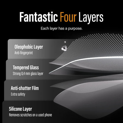 PanzerGlass Ultra-Wide Fit Apple iPhone Doorzichtige schermbeschermer 1 stuk(s