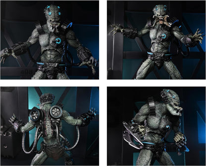 NECA- Predator con Jungle Stone Heart DLX AF Estatuas, Multicolor (83894
