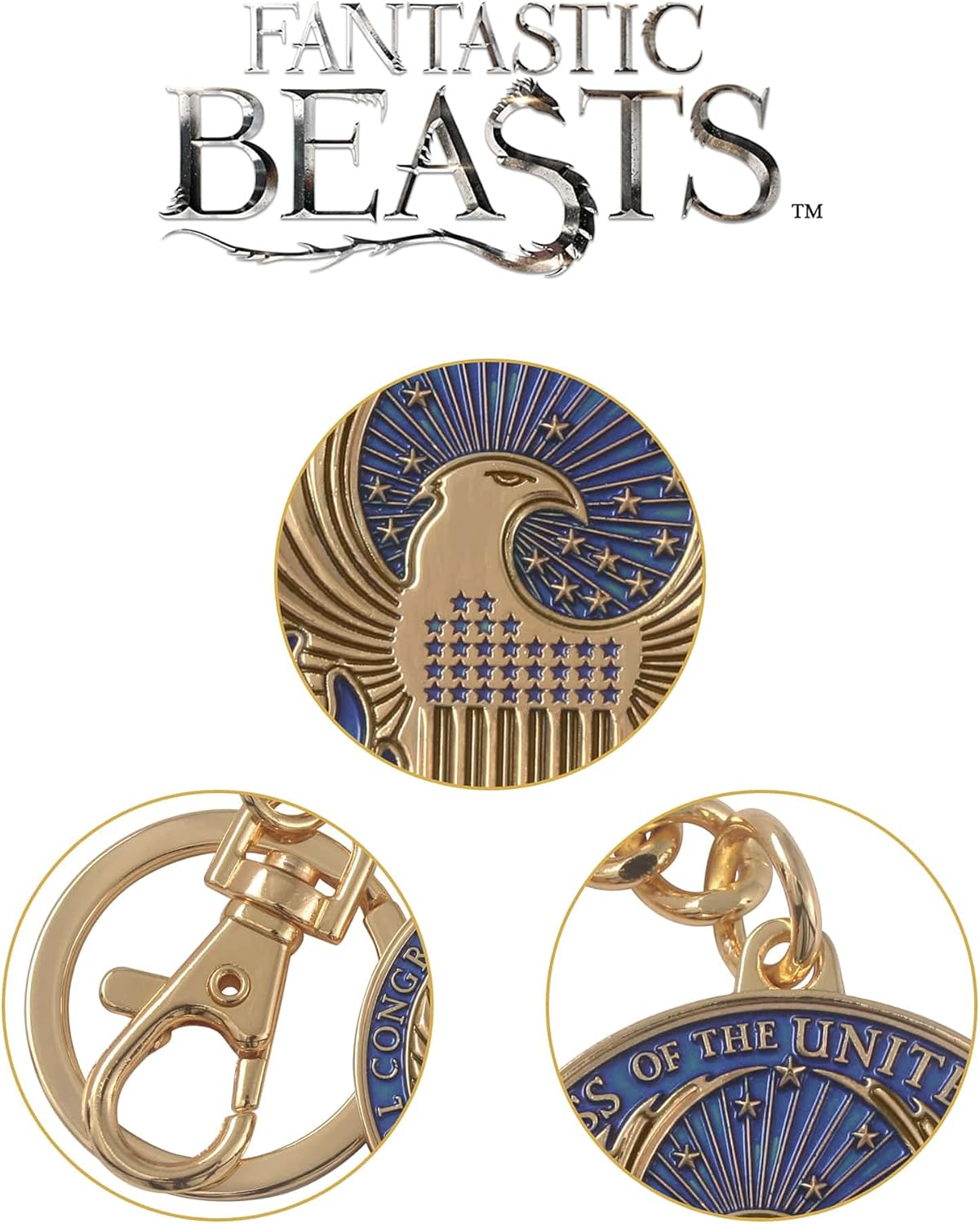 NOBLE COLLECTIONS- Fantastic Beasts Collectibles, cadeau-idee, persoonlijk, meerkleurig, 53634