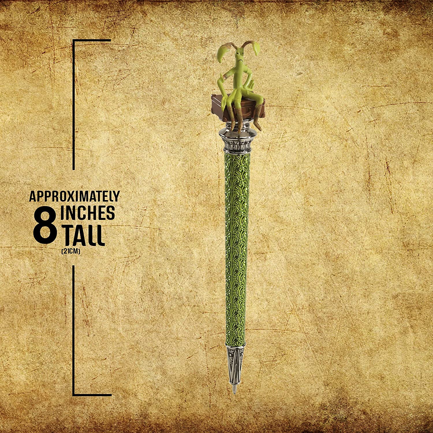 The Noble Collection Fantastic Beasts Bowtruckle Pen - 8in (21cm) Mini Sculpture atop Ballpoint Pen - Officially Licensed Fantastic Beasts Film Set Movie Prop Stationery Gifts