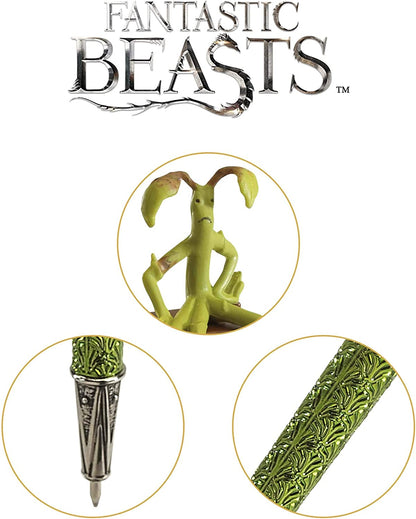 The Noble Collection Fantastic Beasts Bowtruckle Pen - 8in (21cm) Mini Sculpture atop Ballpoint Pen - Officially Licensed Fantastic Beasts Film Set Movie Prop Stationery Gifts