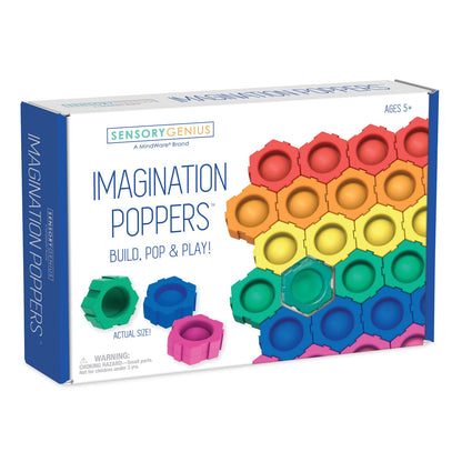 MindWare Sensory Genius Imagination Poppers — Fun Fidget Toys for Kids, Teens & Adults Ages 5 and Up