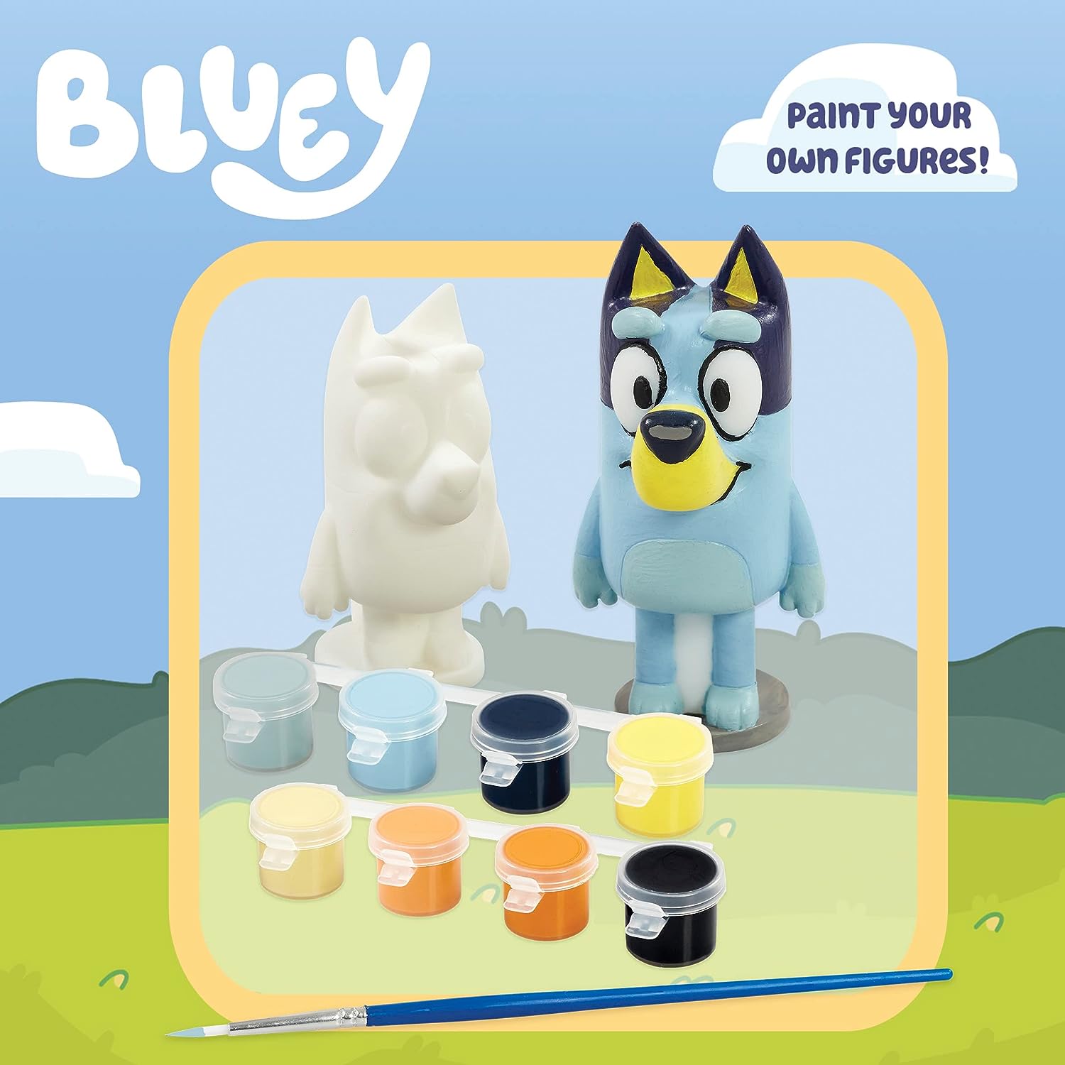 Bluey Paint-Up Plaster Figure 2 Pack