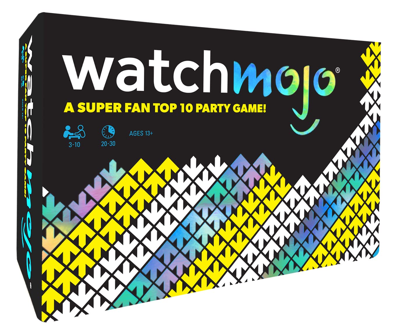 WatchMojo: A Super Fan Top 10 Party Game, 400 Cards Included, Game Board, Dry Erase Scoreboard and Marker, For 3 to 10 Players, 20 to 30 Minute Play Time, For Ages 13 and up