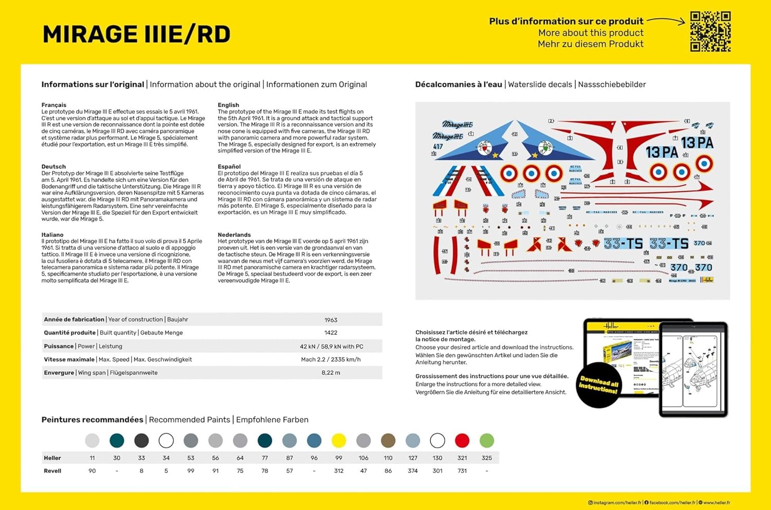heller Mirage Starter Kit IIIE-O-R-RD-EE-EA - 1:48