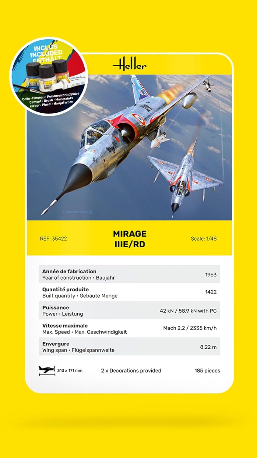 heller Mirage Starter Kit IIIE-O-R-RD-EE-EA - 1:48