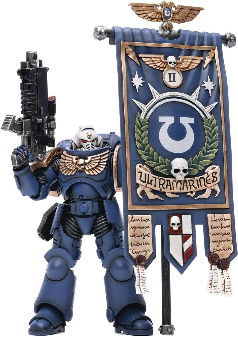 JOYTOY 1/18 Warhammer 40K Ultramarines Heroes of The Chapter Action Figuren (Primaris Antike Posca
