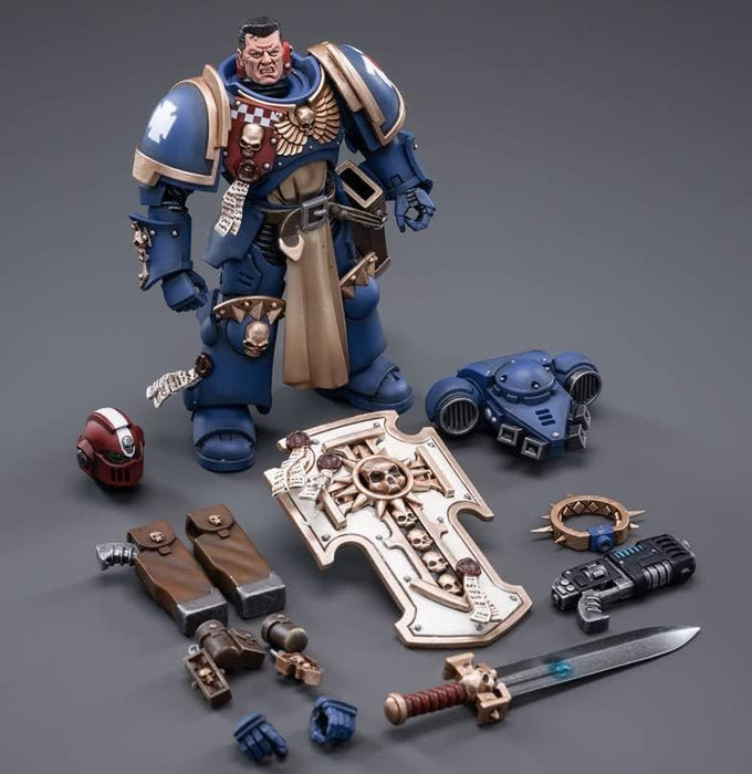 JOYTOY Warhammer 40K Action Figure 1/18 Scale Ultramarines Bladeguard Veteran Brother Sergeant Proximo