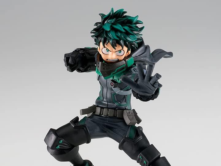 Izuku Midoriya: 14cm B a n Presto The Amazing Heroes Statue Figurine Bundled with 1 A.C.G. Compatible Theme Trading Card (17881