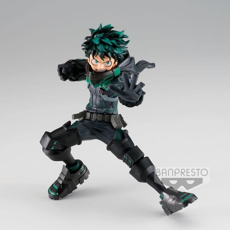 Izuku Midoriya: 14cm B a n Presto The Amazing Heroes Statue Figurine Bundled with 1 A.C.G. Compatible Theme Trading Card (17881