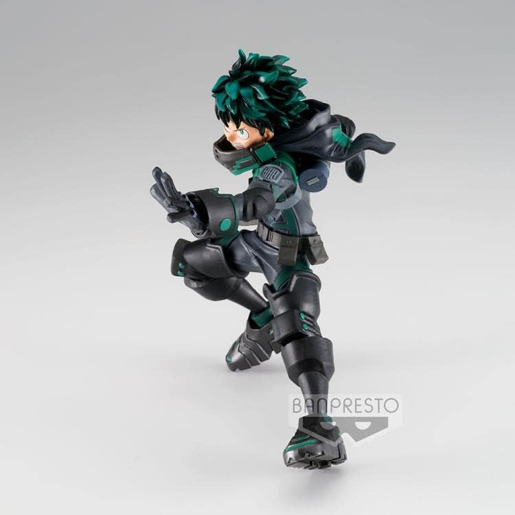 Izuku Midoriya: 14cm B a n Presto The Amazing Heroes Statue Figurine Bundled with 1 A.C.G. Compatible Theme Trading Card (17881
