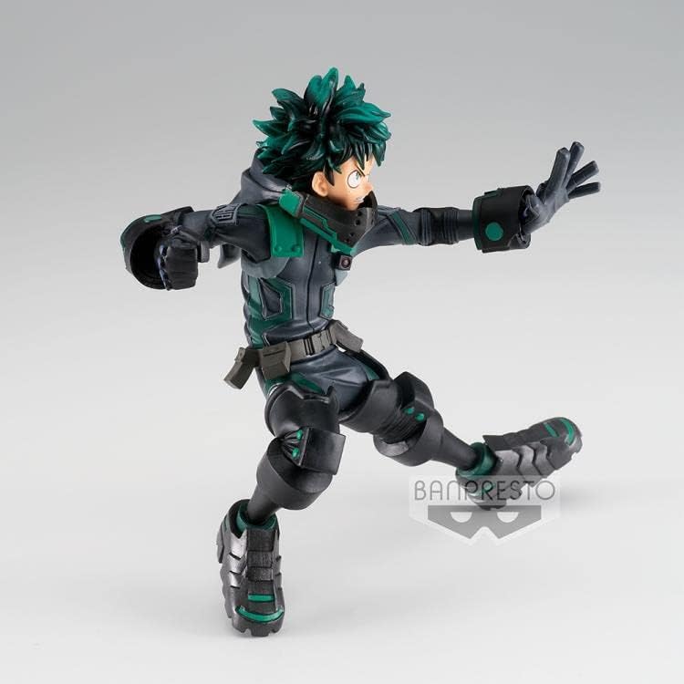 Izuku Midoriya: 14cm B a n Presto The Amazing Heroes Statue Figurine Bundled with 1 A.C.G. Compatible Theme Trading Card (17881