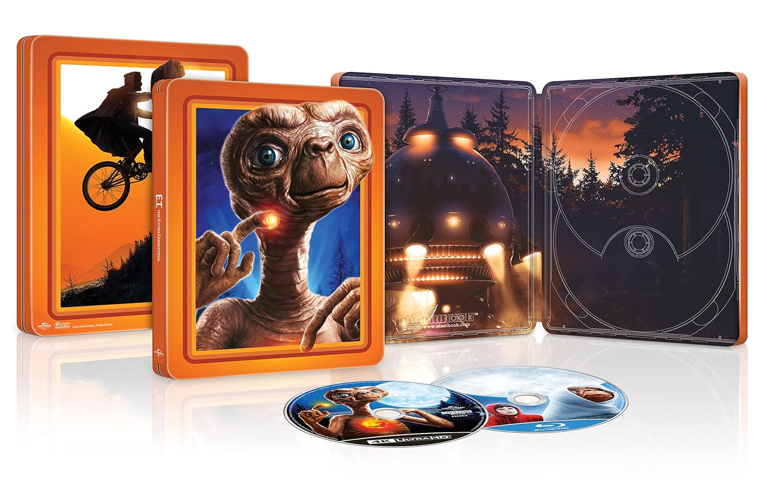 E.T. L'EXTRATERRESTRE - 40TH ANNIVERSARIO Steelbook (4K Ultra HD + Blu-Ray)