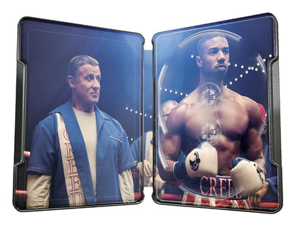 CREED 1 + CREED 2 - STEELBOOK (4K Ultra HD + Blu-Ray)