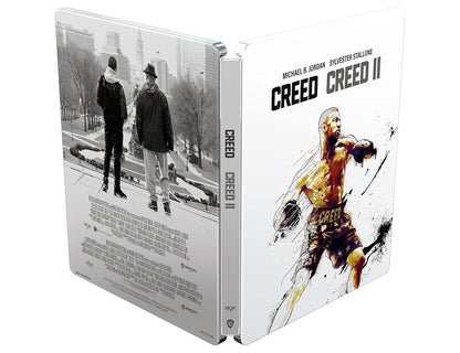 CREED 1 + CREED 2 - STEELBOOK (4K Ultra HD + Blu-Ray)
