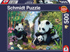 Panda Family At The Waterfall (500Pc)