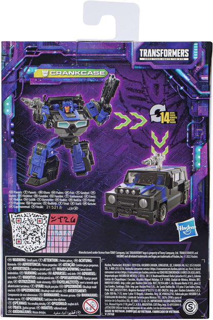 Transformers Juguetes Generations Legacy - Figura de Crankcase Deluxe Class - 14 cm - A Partir de 8 años (F3037