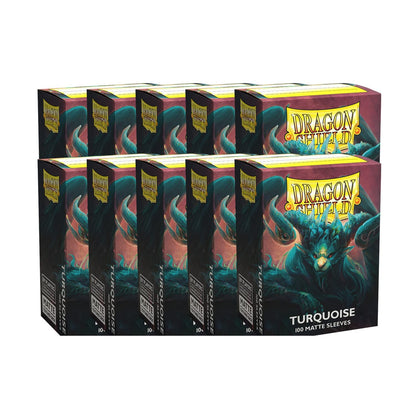 Arcane Tinmen Dragon Shield Standard Sleeves - Matte Turquoise (100ct