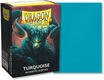 Arcane Tinmen Dragon Shield Standard Sleeves - Matte Turquoise (100ct
