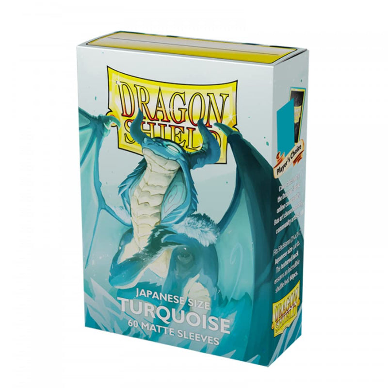 Arcane Tinmen Sleeves: Dragon Shield Matte Japanese Turquoise Yadolom (60) AT-11155