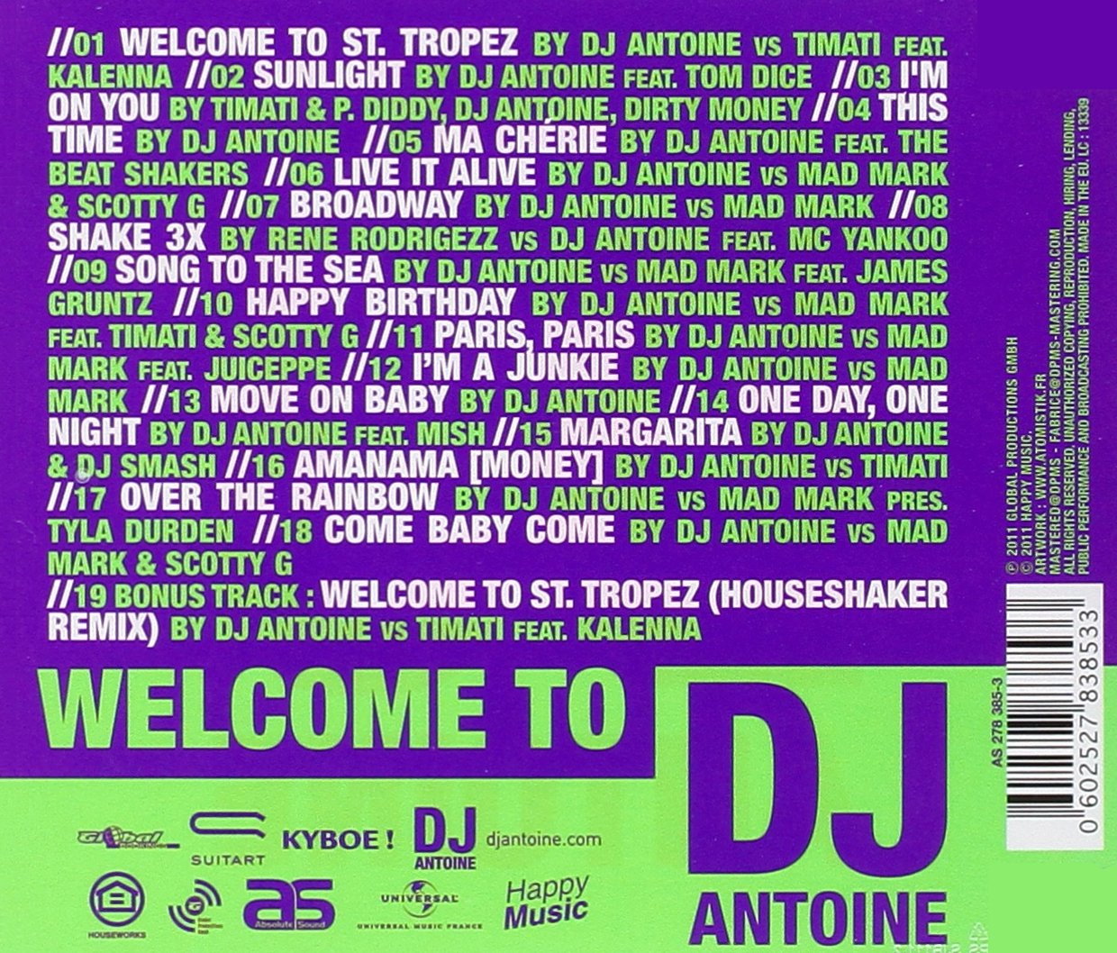 Welcome To Dj Antoine
