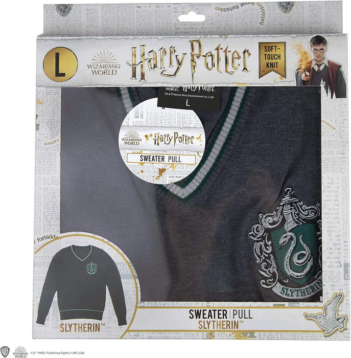 Cinereplicas Harry Potter Hogwarts V-Neck Sweater - Adults & Kids - Official Harry Potter License