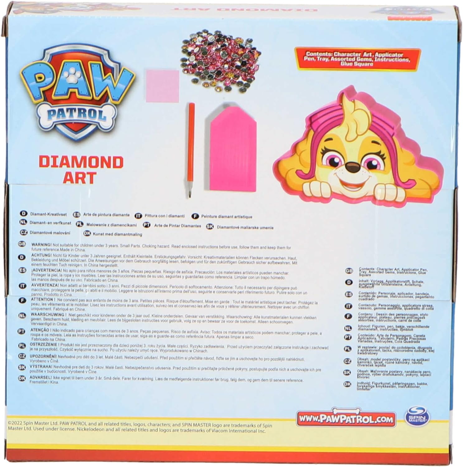 PAW Patrol Diamond Painting Art Skye