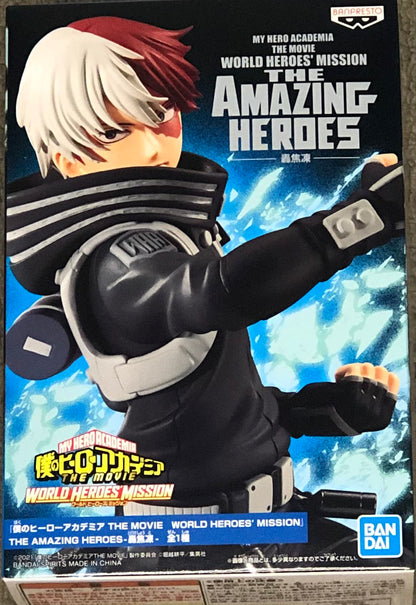 Banpresto My Hero Academia The Movie World Heroes’ Mission: The Amazing Heroes - Shoto Todoroki Statue (17cm) (17962